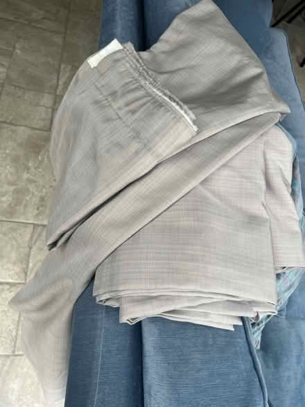 Photo of free Silver grey curtains (Stokesley TS9) #4