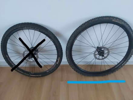 Photo of free Mountain Bike Wheels and brake disks (Carterton OX18) #4