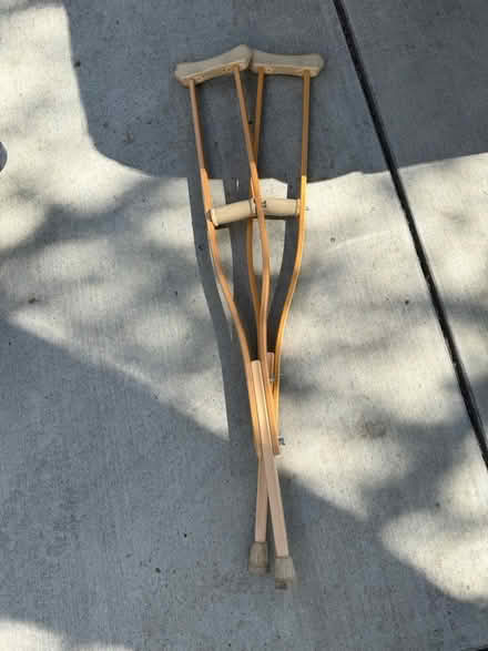 Photo of free Crutches (Santana row) #1