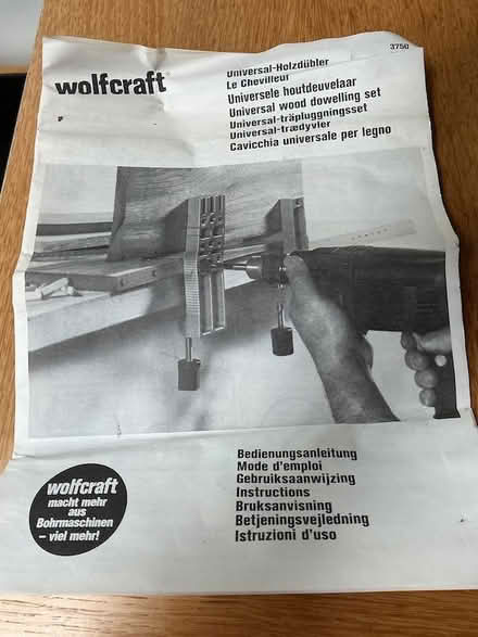 Photo of free Wolfcraft Universal wood dowelling set (Norbiton KT2) #2
