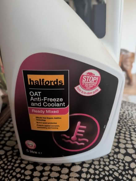 Photo of free Antifreeze - half bottle (Hertford SG13) #1