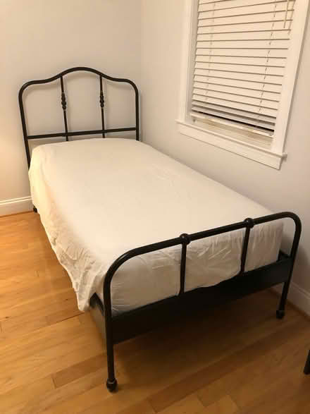 Photo of free Black Twin Bed Frame (Montgomery Village) #1