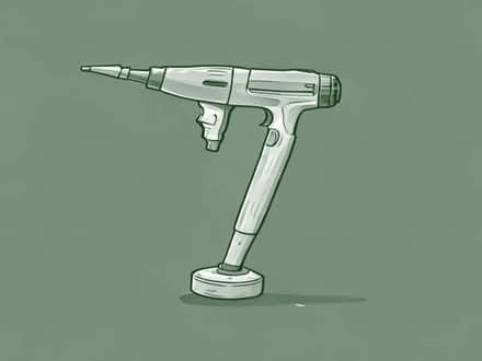 Photo of SDS hammer drill with chisel attachment (Greaves LA1) #1