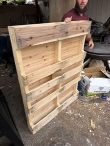 Photo of free 2 wood pallets (Sunnyvale, near Mary & Evelyn) #1