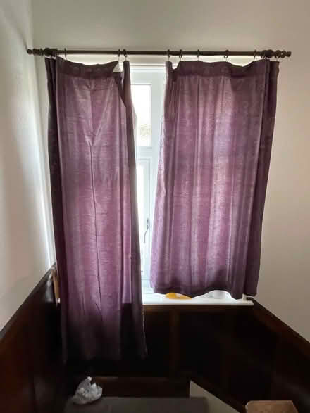 Photo of free Purple curtains (two) (Becketts Park LS6) #1