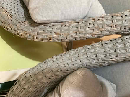 Photo of free 2x grey rattan chairs (Great Leighs CM3) #2