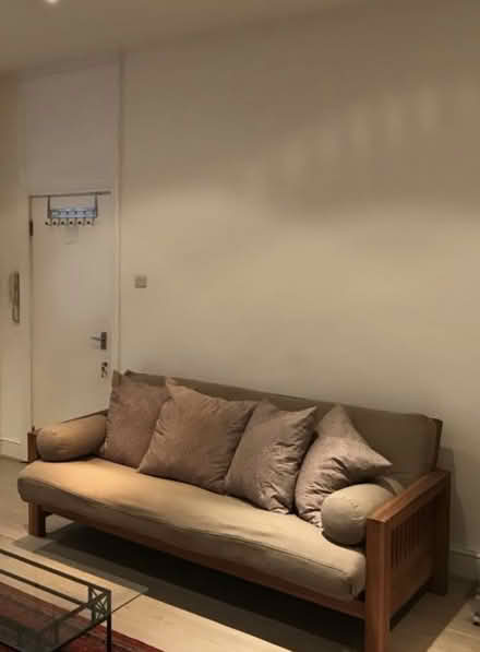 Photo of free Sofa bed with solid wood frame (SW7 4NQ) #1