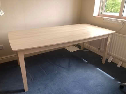 Photo of free Large Elm dining table (Copford Colchester CO6) #1