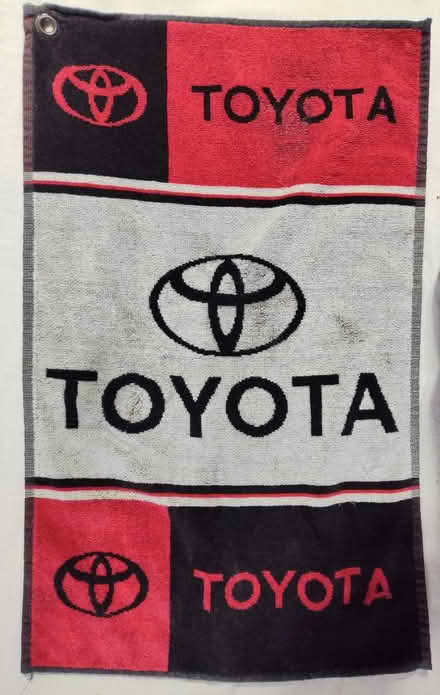 Photo of free Toyota golf towel - used (Saugus) #1