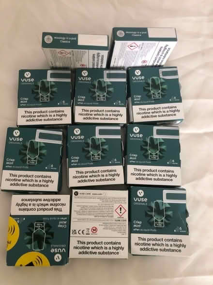 Photo of free Vuse epen eliquid pods - crisp mint x 11 (Woolwich SE18) #1