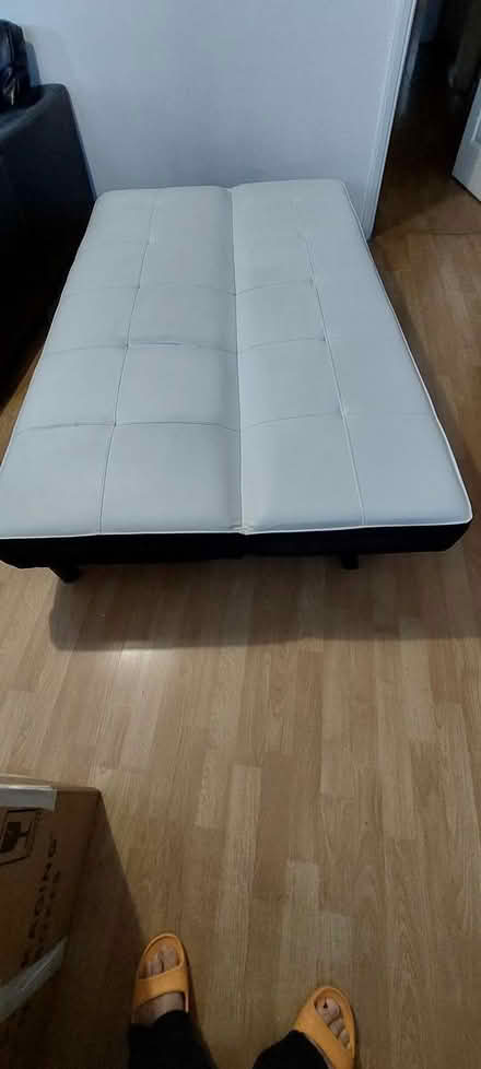 Photo of free reclining white sofa (Surbiton, KT6) #2