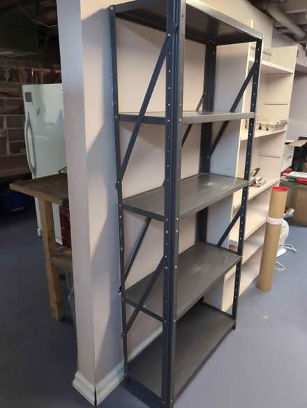 Photo of free Tall metal shelves (Glebe) #1