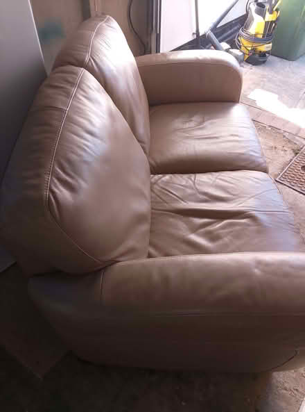 Photo of free 2 two seater leather sofas (Harold Wood RM3) #2