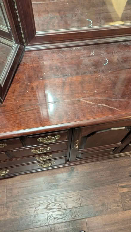 Photo of free Large dresser with 3 sided mirror (North side of Grapevine) #2