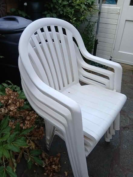 Photo of free Plastic Garden Chairs (Chelsfield BR6) #2
