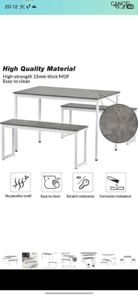 Photo of free Table and benches (Upton CH2) #2