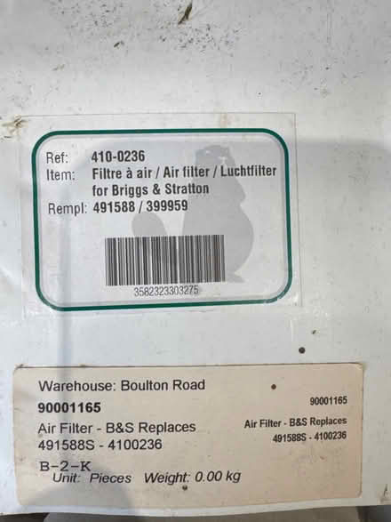 Photo of free Mower air filter (Wokingham, RG40) #3