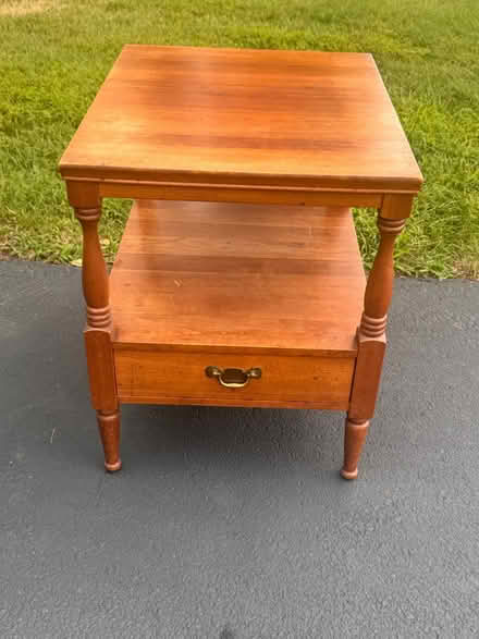 Photo of free End table wooden with drawer (Lansdale) #1