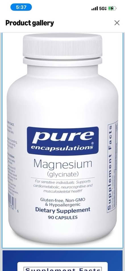 Photo of Magnesium Glycinate (West) #1