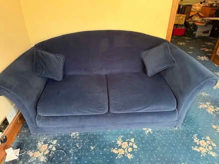 Photo of free Navy bed settee (Cumnor OX2) #2