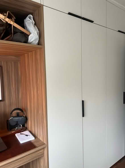 Photo of free MDF panels seashell grey x 2 (SE12 8qq) #1