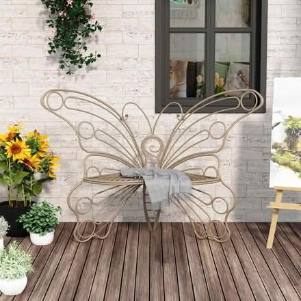 Photo of Whimsical garden bench (Union City) #1