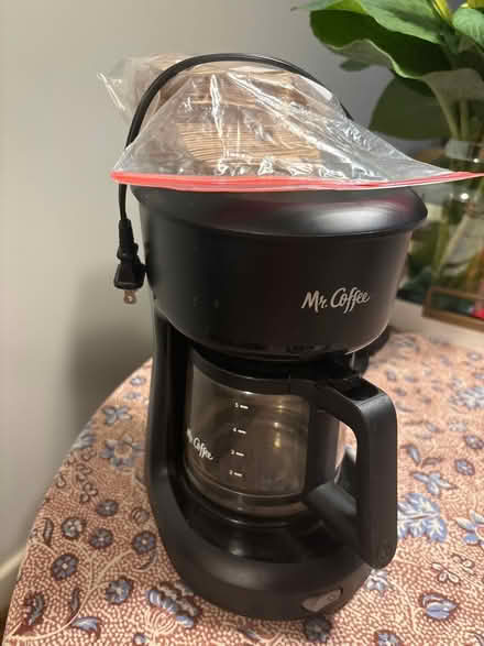 Photo of free 4 cup coffee pot with filters (Metro Center) #1