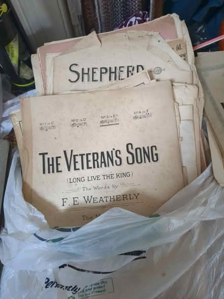 Photo of free Sheet music ...bag of (Lambridge Larkhall Bath BA1) #2