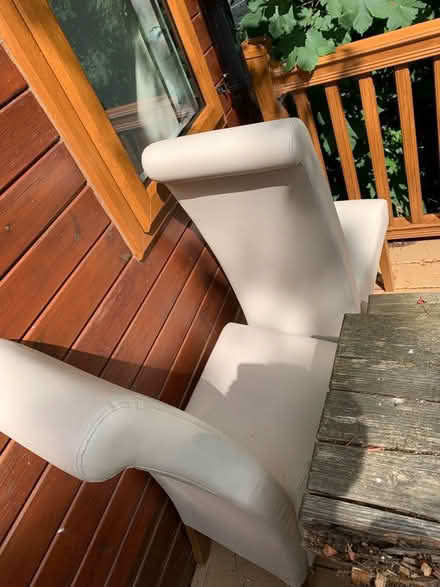 Photo of free Cream dining chairs x2 (Troutbeck Bridge LA23) #1
