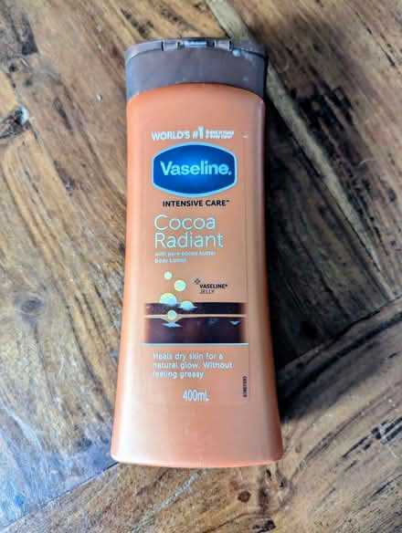 Photo of free Nearly full 400ml bottle vaseline cocoa radiant body lotion (Berkhamsted HP4) #1