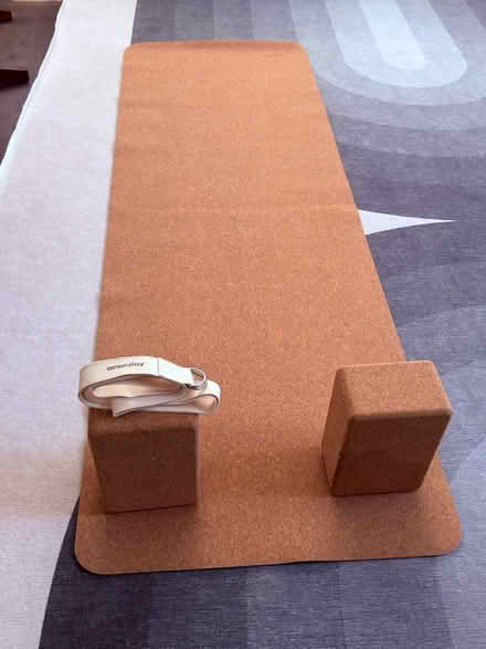 Photo of free Ananday cork yoga mat (Pollard Rd & More Ave) #1