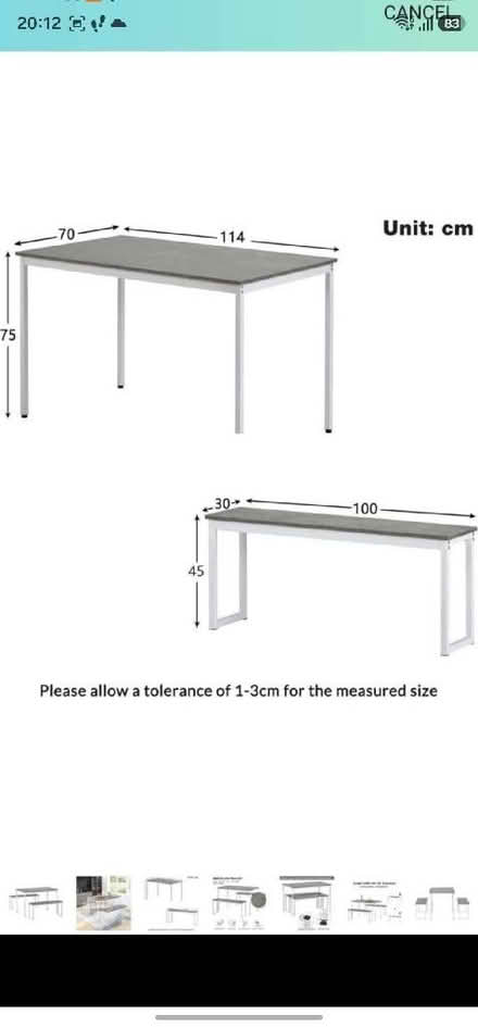 Photo of free Table and benches (Upton CH2) #3