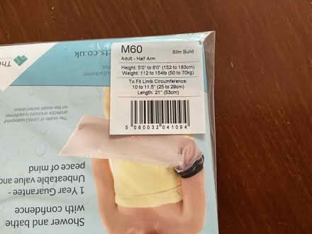 Photo of free Limbo waterproof wrist cast protection (West Blatchington BN3) #2