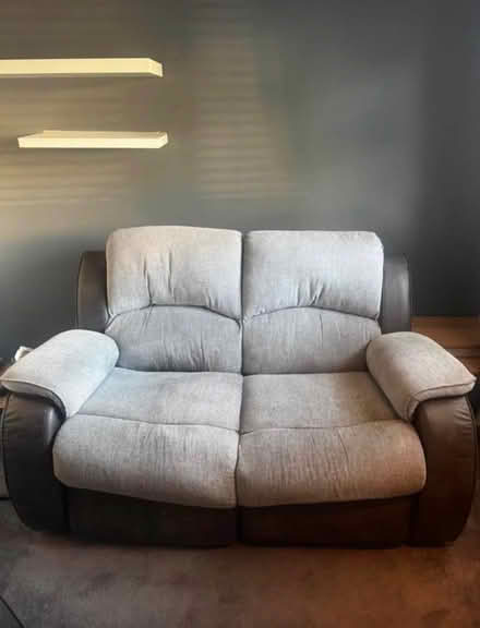 Photo of free Recliner sofas. (Manual) (Aveley RM15) #1