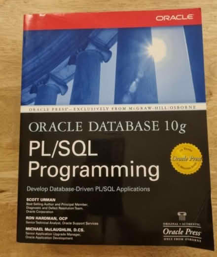 Photo of free Database 10g PL/SQL Programming (Enfield EN3) #1