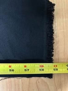 Photo of free Black fabric 104” x 59” (L5L 5P5) #2