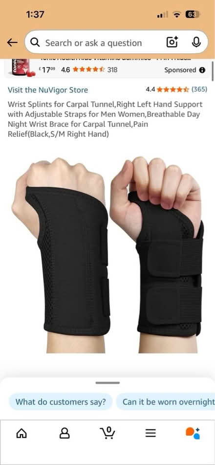 Photo of Wrist splint (Harleston IP20) #2