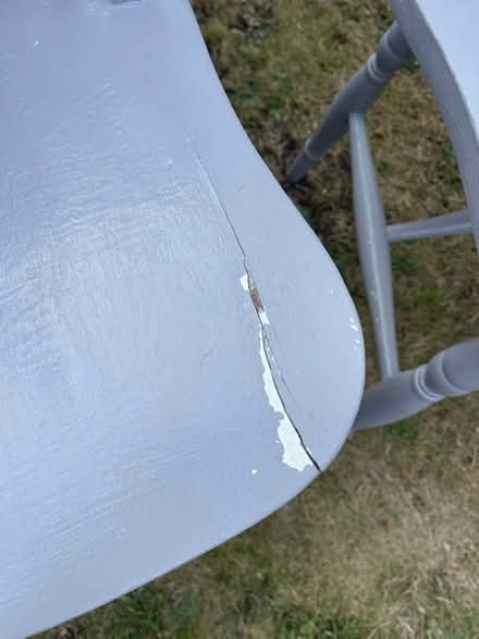 Photo of free Set of 4 vintage dining chairs for upcycling (Rustington BN16) #2