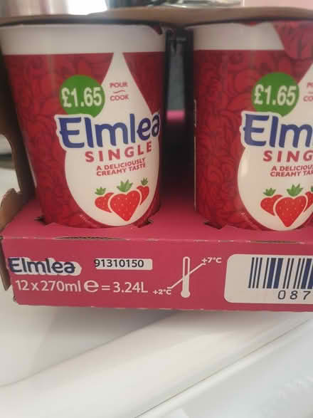 Photo of free Elmlea cream (Aldersbrook E11) #1
