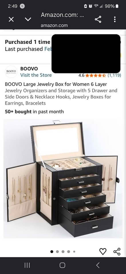 Photo of free Jewelry Box (Greendale, Worcester) #3