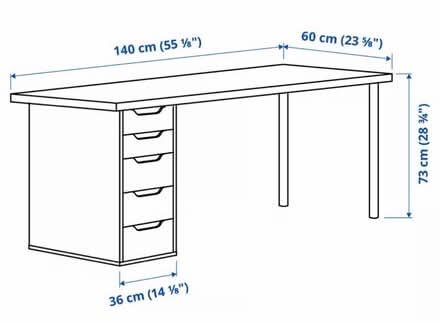 Photo of free White IKEA desk (Los Gatos) #2