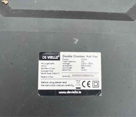 Photo of free Ash fireplace vacuum (Bath BA1) #2