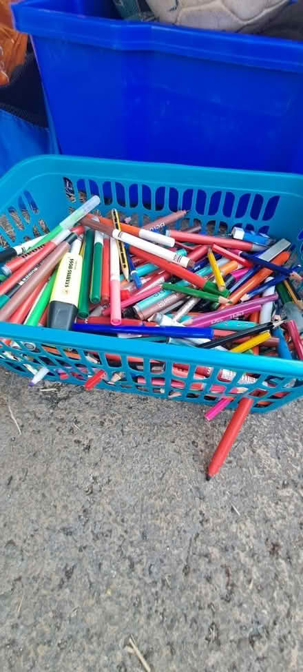Photo of free Tub of colouring pencils/pens (Churchdown GL3) #1