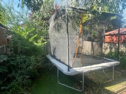 Photo of free 10ft x 8ft trampoline (rectangle) (Thorpe Bay SS1) #1