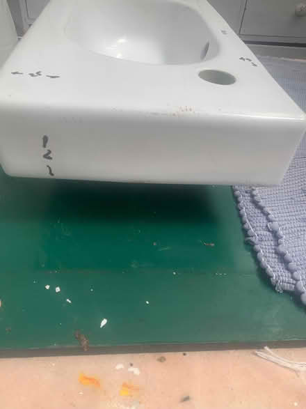 Photo of free Small cloakroom sink on wall hung under cupboard. (Fairfield Park BA1) #4