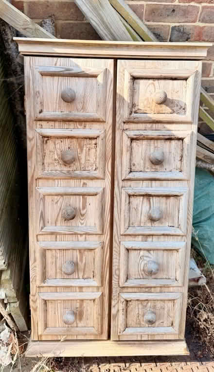 Photo of free Small solid wood cabinet (West Worthing) #1