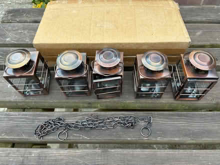 Photo of free 5 BBQ lanterns which use tea lights. (Sidley TN40) #1