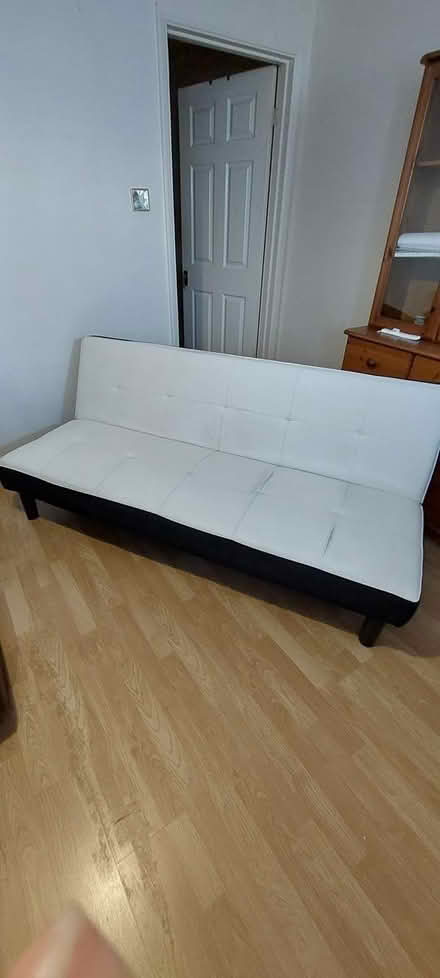 Photo of free reclining white sofa (Surbiton, KT6) #1