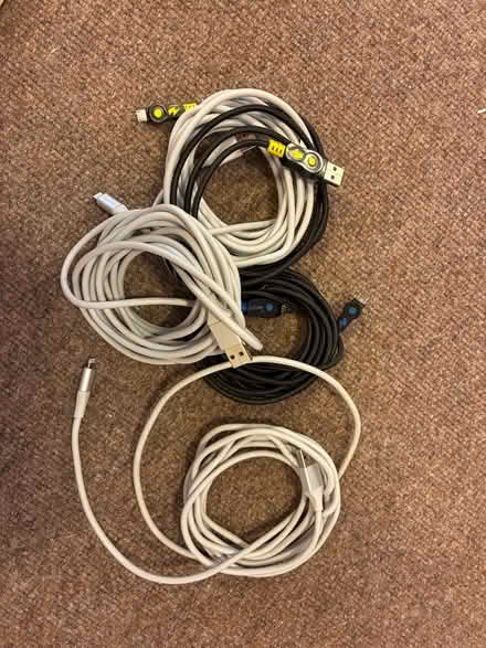 Photo of free Charging cables (Barnard's Green WR14) #1