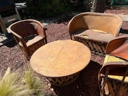Photo of free Equipale Leather Furniture -Damaged (Canyon Rd) #2